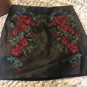 Leather skirt, brand new!